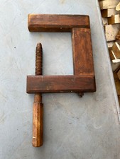 Vintage French Wooden Clamp