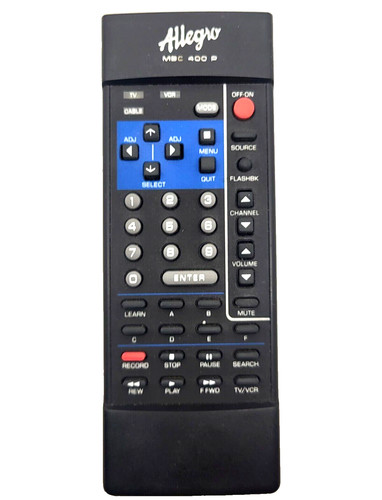 Allegro mbc400p remote - remote, control