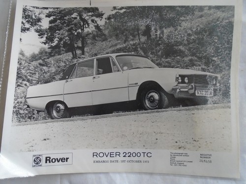 Rover 2200tc press photo - rover,