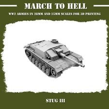 German STUG III Tank - 28mm -