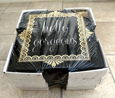 3pc Black with Gold Foil