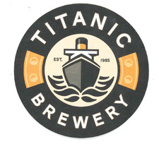 Titanic brewery beer mat - titanic,