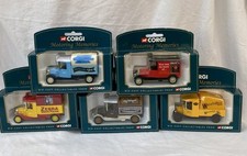 Lot Of 5 Corgi Motoring Memories Diecast Vehicles In Original Boxes See Pics