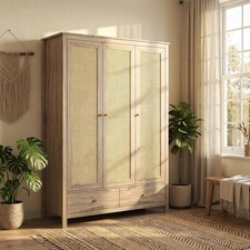 Willow Oak & Rattan 3 Door