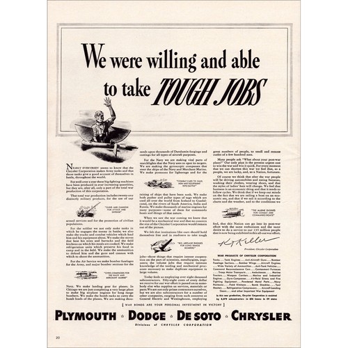 1943 chrysler war production - war,