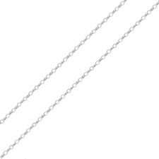18" 925 Sterling Silver Oval