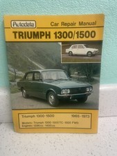 TRIUMPH 1300-1500 CAR MANUAL