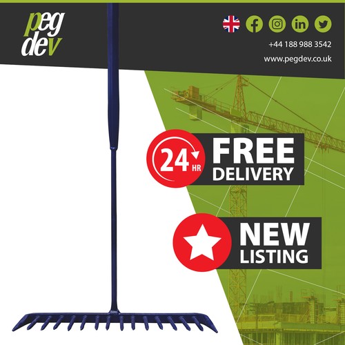 Tarmac rake tubular steel - rake,