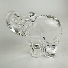 Vintage Steuben Glass Baby Elephant 12cm