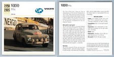 Volvo - PV544 - 1958-65 Popular - Classic Cars Collectors Club Card