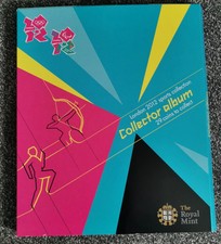 2012 - Olympics Full Set 29 Carded 50p Coins in Royal Mint Collector Album BUNC