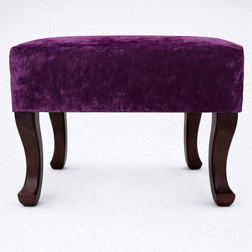 Crushed velvet ottoman - crushed,