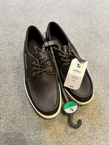 New real leather - new, mahogany
