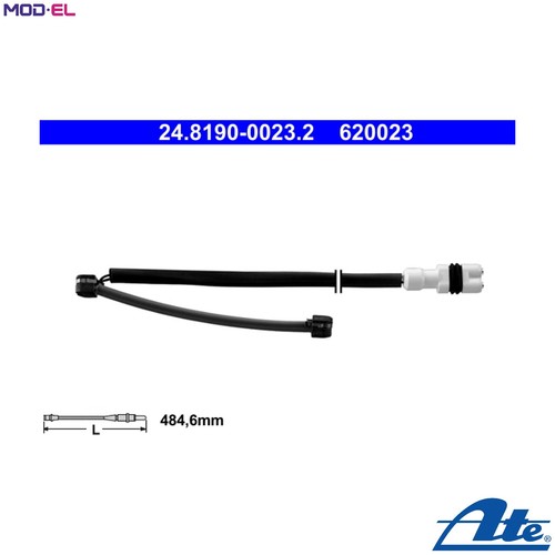 Warning contact brake pad - warning,