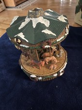 North Lodge Mr Christmas "The Carousel" Christmas Holiday songs & turns