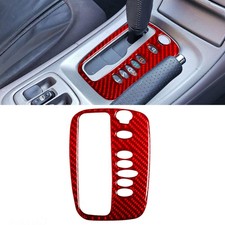 For Toyota Celica 01-05 Red Carbon Fiber Center Console Gear Shift Panel Cover