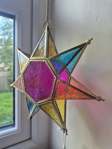 Sun star moroccan lantern - sun,