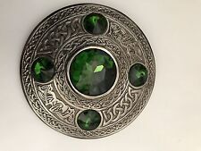 Scottish Kilt Fly Plaid Brooch