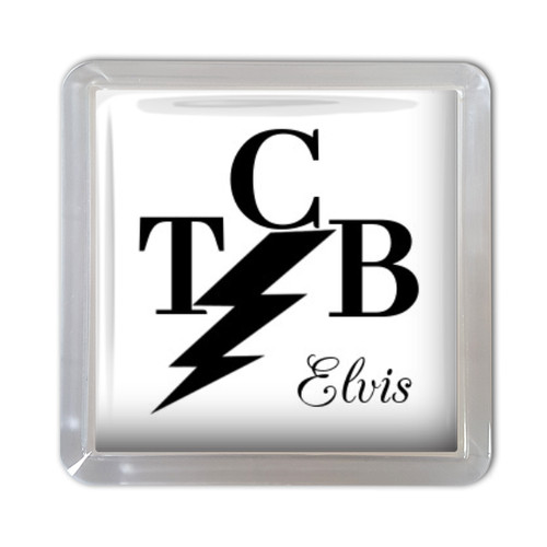 Elvis tcb coaster handmade - elvis, –