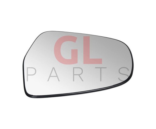Mirror glass with - pad, for