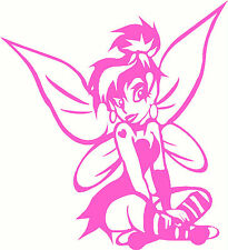 Sitting Tinkerbell Car Decal