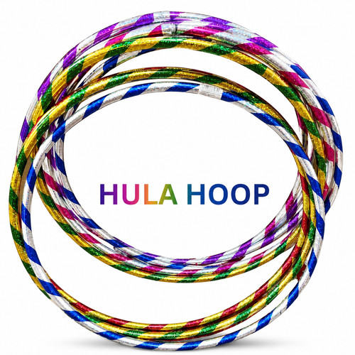Multicolour hula hoop - hoop, fitness