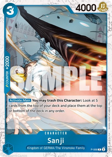 068 sanji promo pirate - :,