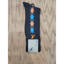 Kangol Mens Black Argyle Crew