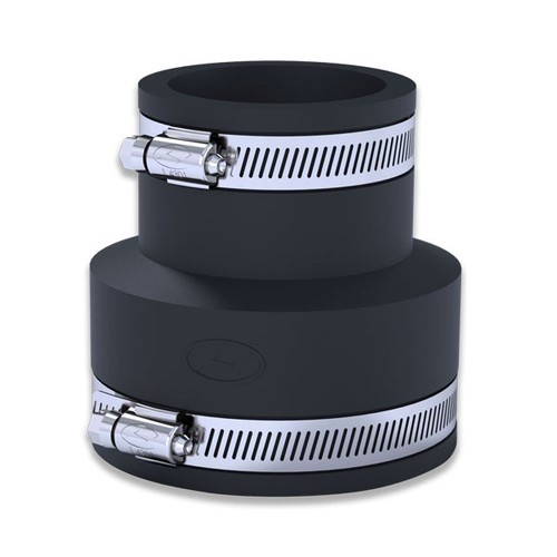 Fernco flexible rubber adapter - rubber,