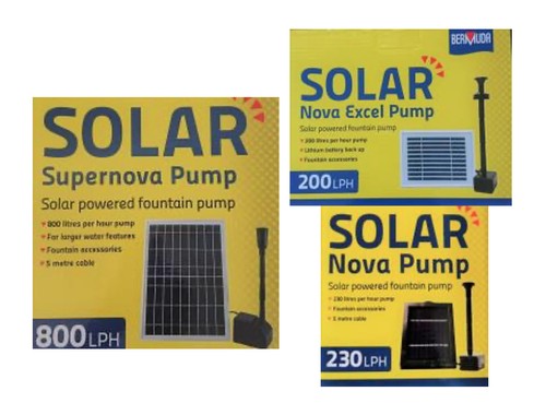 Bermuda solar pond pump - solar,