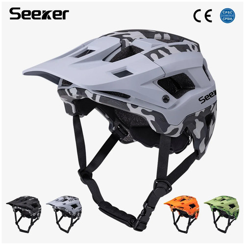 Seeker mtb cycling helmet - mtb, camo