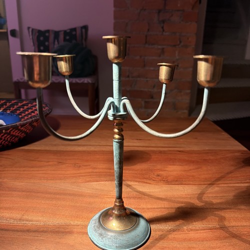Vintage brass five arm - five,