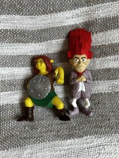 2010 Mcdonalds Happy Meal Toy Shrek Forever After RUMPELSTILTSKIN & FIONA Figure
