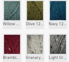 Cygnet wool - Multi Tweed Aran