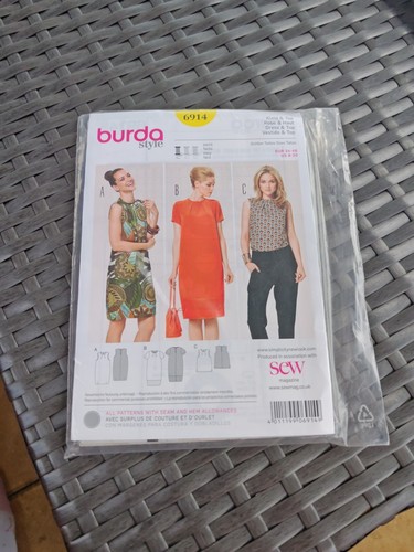 Burda 6914 size inch - burda,
