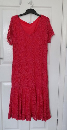 Joanna hope dress pink - dress,, lace