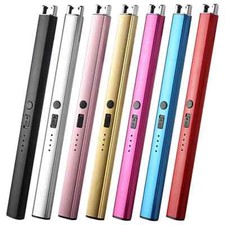 Adjustable Pulse Igniter USB Rechargeable Long Handle Electric Lighter Candle