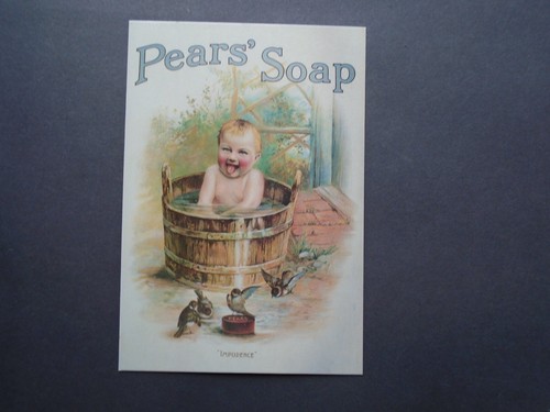 Advertising card pears soap - pears',