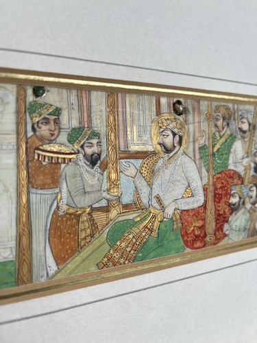 Antique indian painting fine - painting,