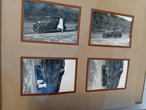 Vintage photo album containing - vintage,