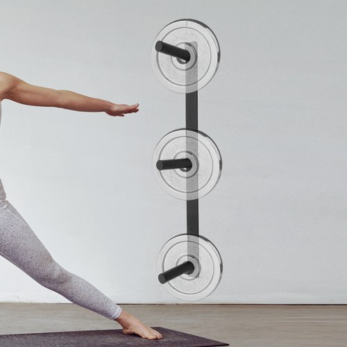 Black weight plate storage - black,