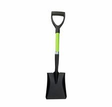 Fibreglass Handle Square End Micro Shovel Steel Head Mini Small Spade Digging