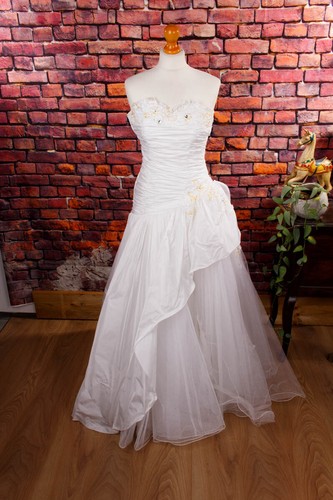 Vintage wedding dress - wedding, white