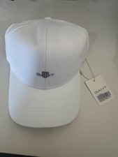 GANT White Shield Baseball Cap