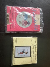 Two small complete cross stich
