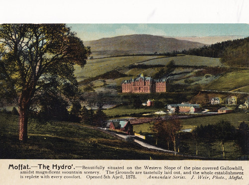 Vintage postcard moffat the - -, moffat.
