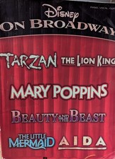 Disney on Broadway Piano Music Book plus Key Signature Bookmark