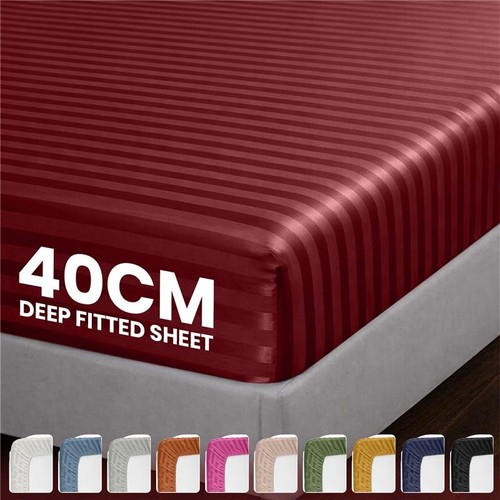 Extra deep 40cm fitted sheet - deep,