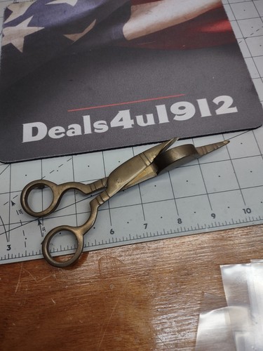 Vintage brass scissor style - vintage,