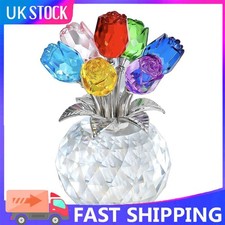 Crystal Colorful Rose Flower